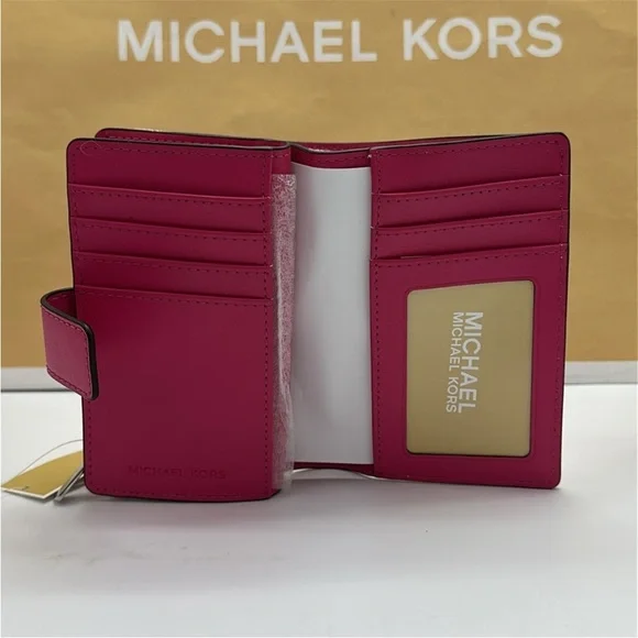 Michael Kors Pink Floral Wallet - Picture 9 of 14